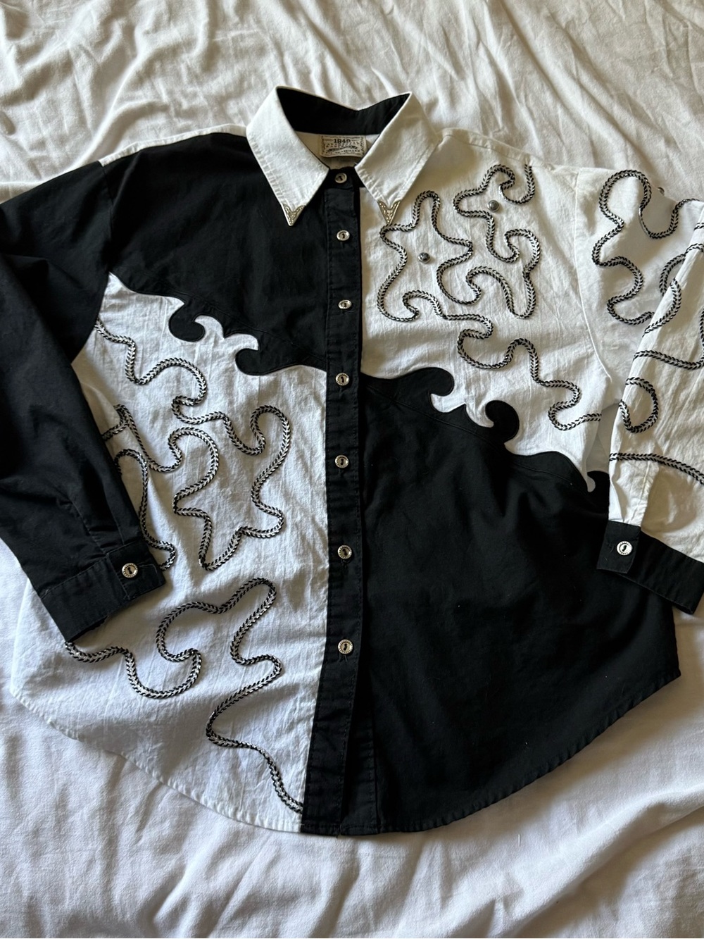 Vintage 1849 Authentic Ranchwear Embroidered Button-Down Shirt